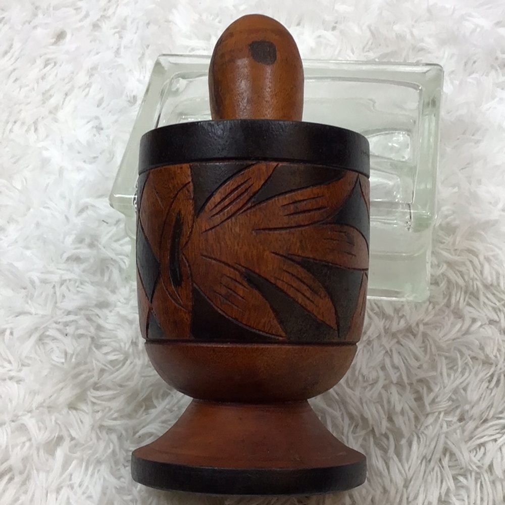 Vintage mortar and pestle